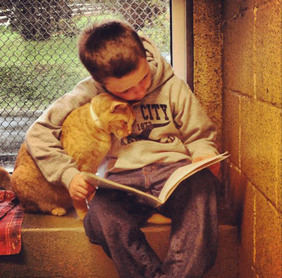 kid-read-more-with-cat