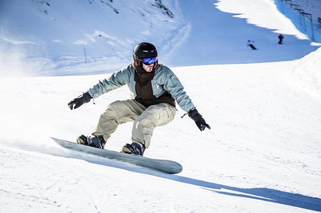 way to snowboard