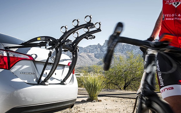 Close-up of bicycle carrier