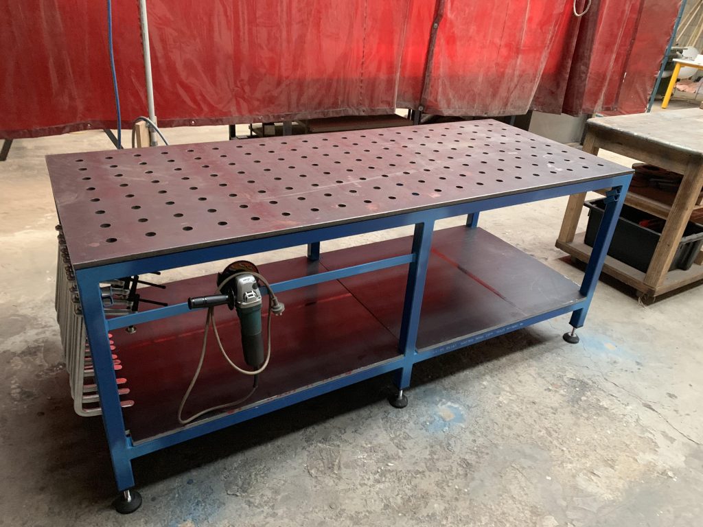 metal jib welding workbench
