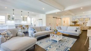home decorated with Hamptons style