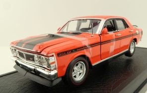 DDA 1/24 1971 Ford XY GTHO Ph3 Vermillion Fire Diecast Model