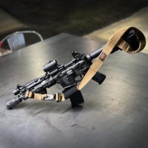 firearm with a sling for gun