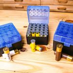 three ammo boxes