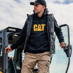 man on work wearing CAT workwear