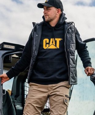 man on work wearing CAT workwear