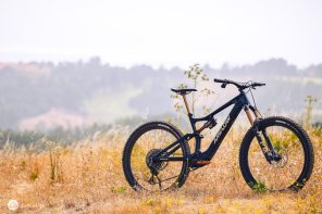 Amflow eletric bike on the field